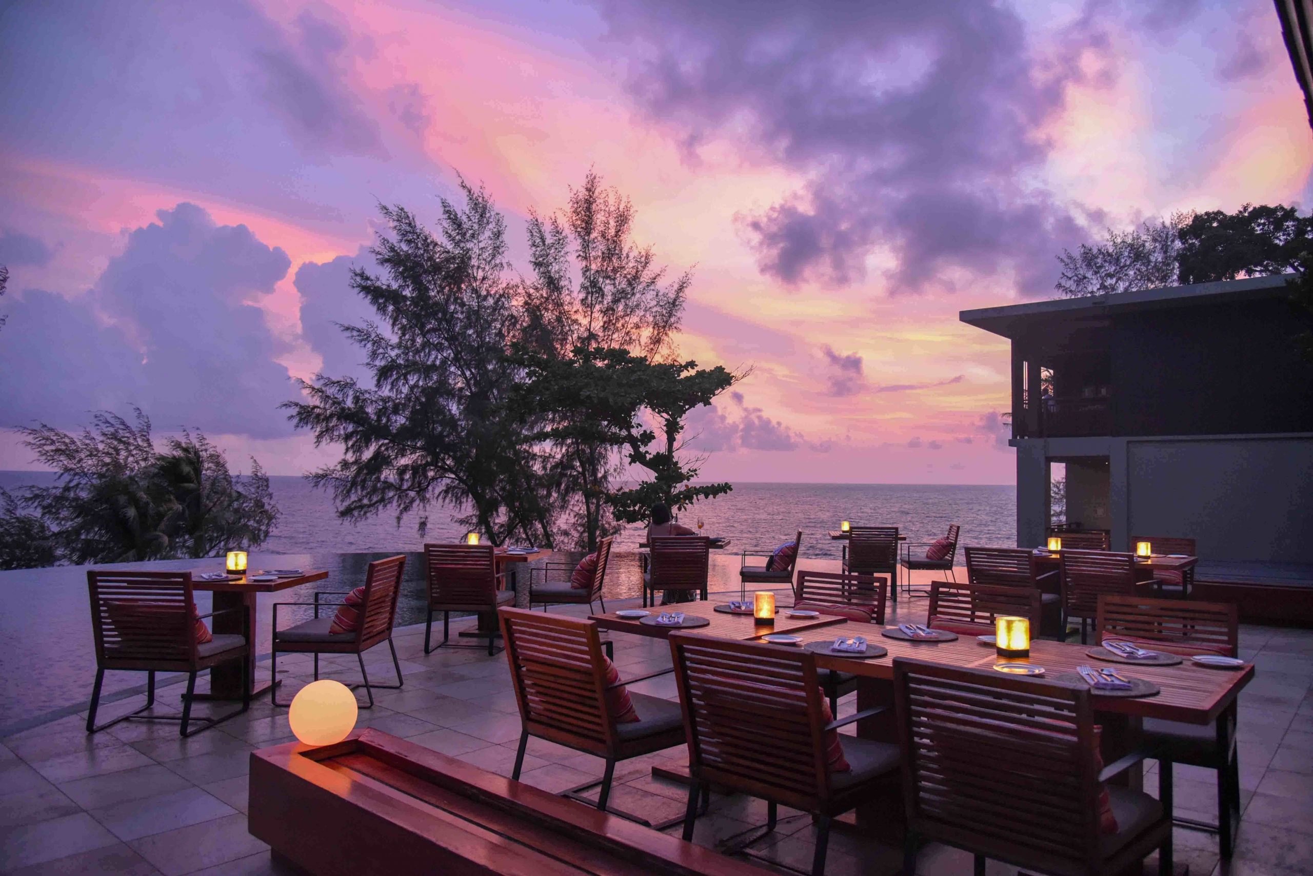 Sunset restaurant in Phuket